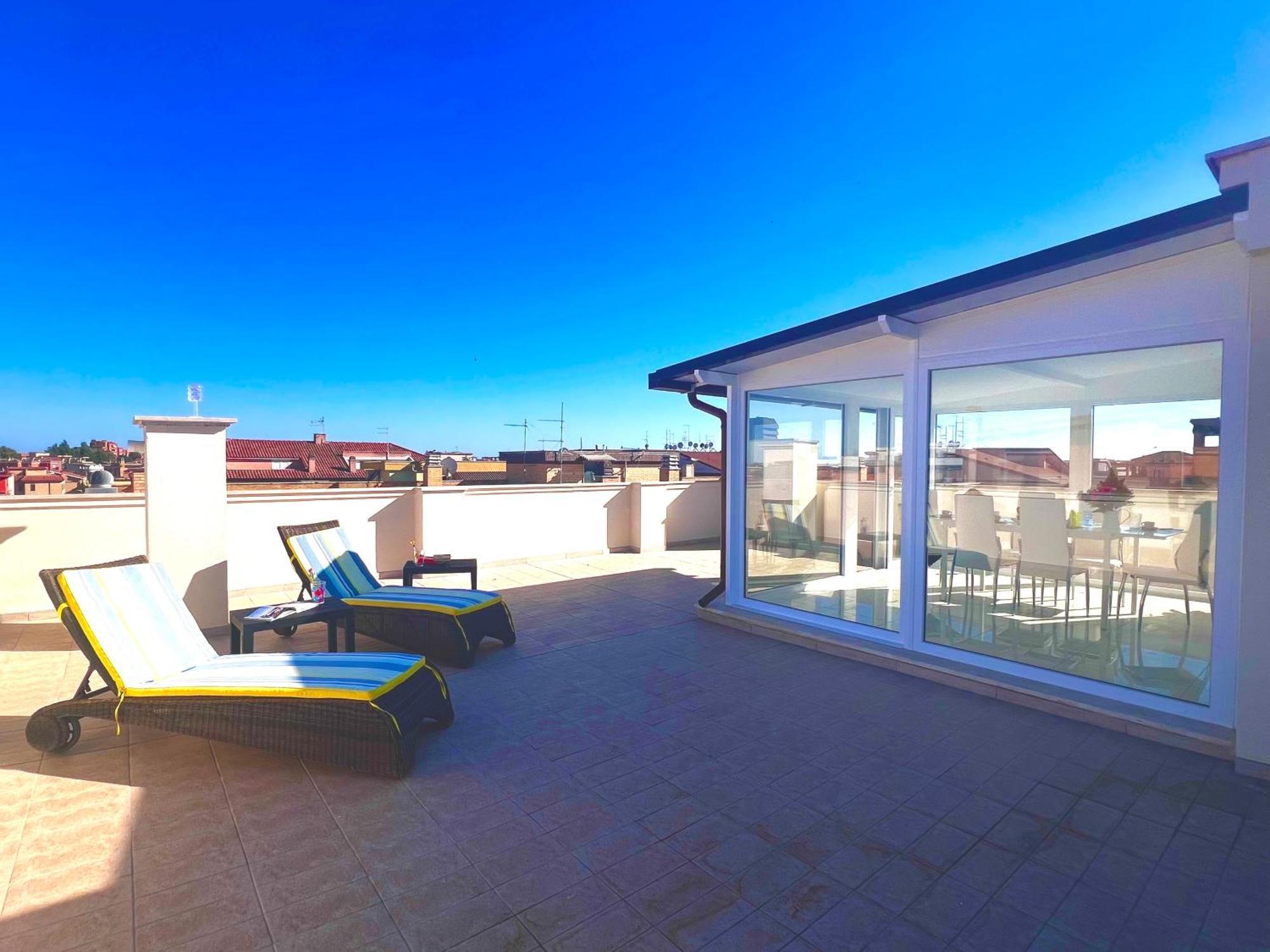 Roma Airport Sky Apartments Fiumicino Buitenkant foto