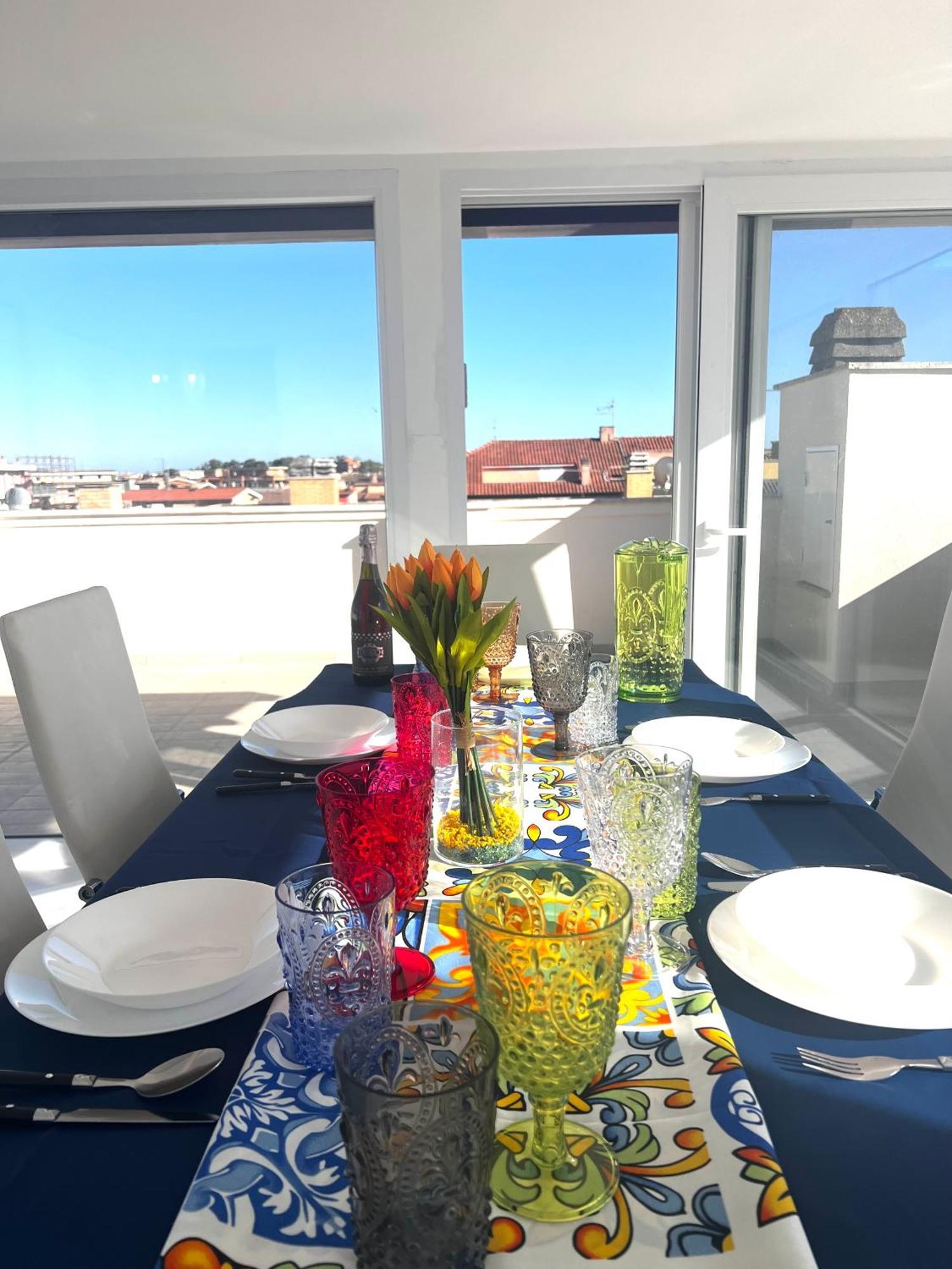 Roma Airport Sky Apartments Fiumicino Buitenkant foto