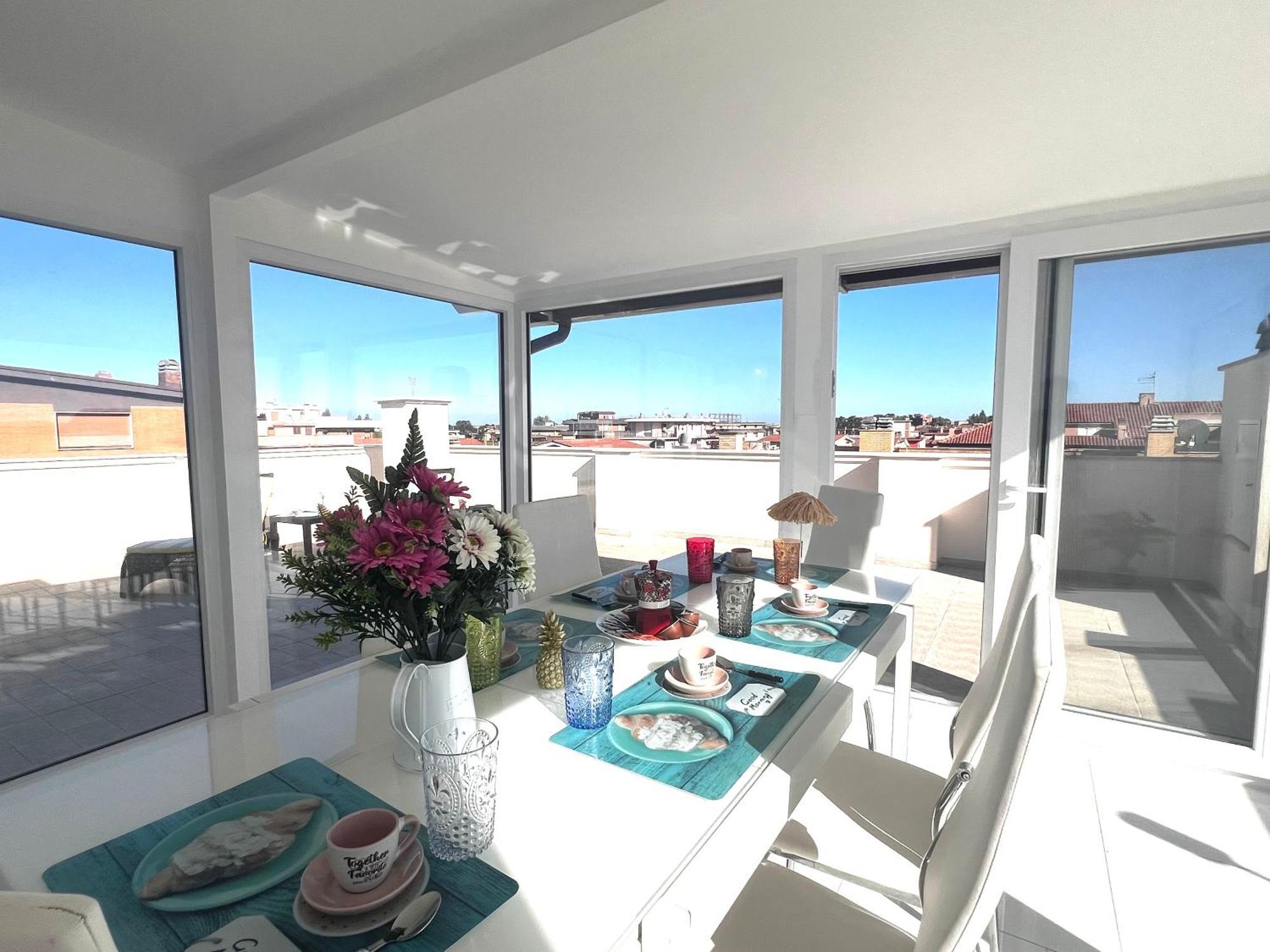 Roma Airport Sky Apartments Fiumicino Buitenkant foto