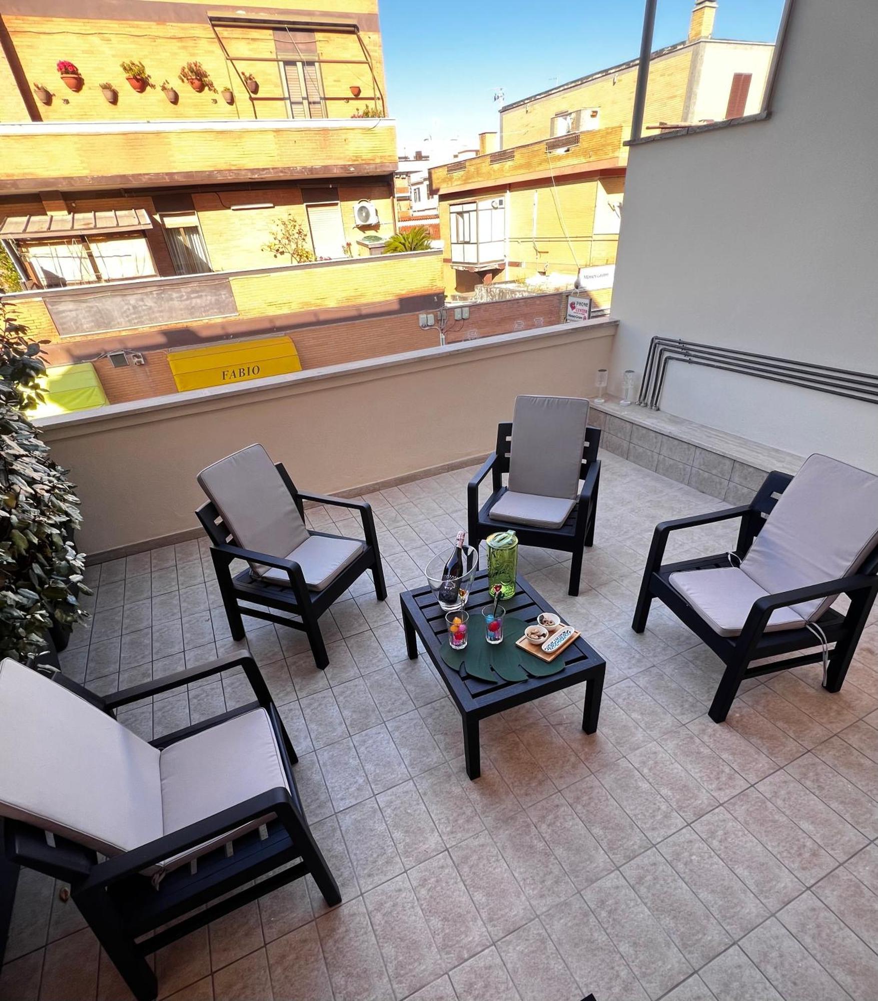 Roma Airport Sky Apartments Fiumicino Buitenkant foto